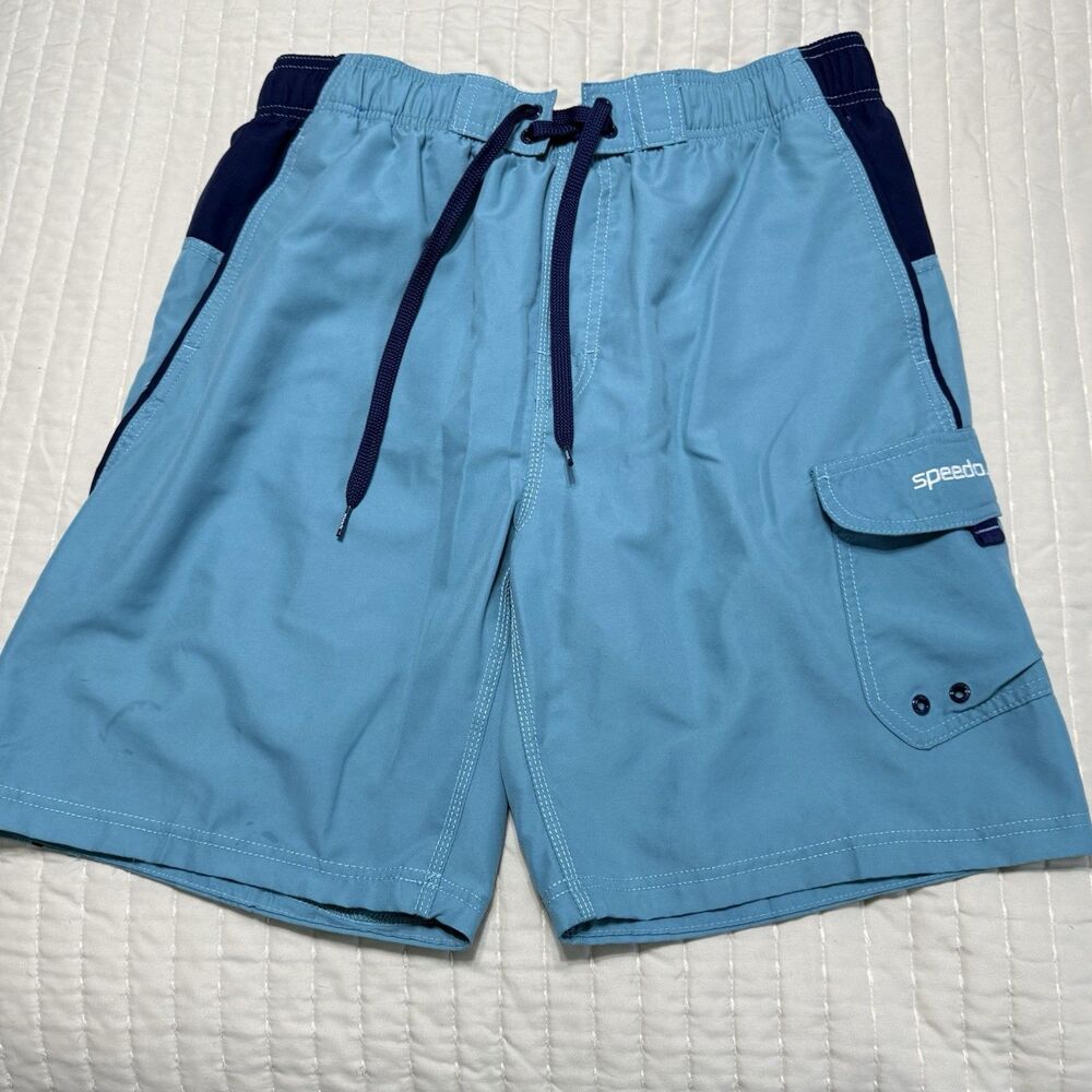 Speed Men’s Swimsuit | Teal & Black | Adult Large | Multiple Pockets